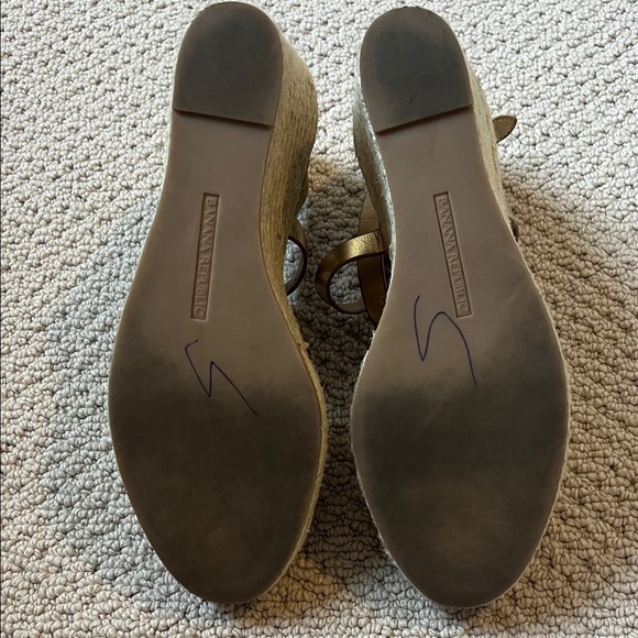 Gold Strappy Sandals - Picture 8 of 9